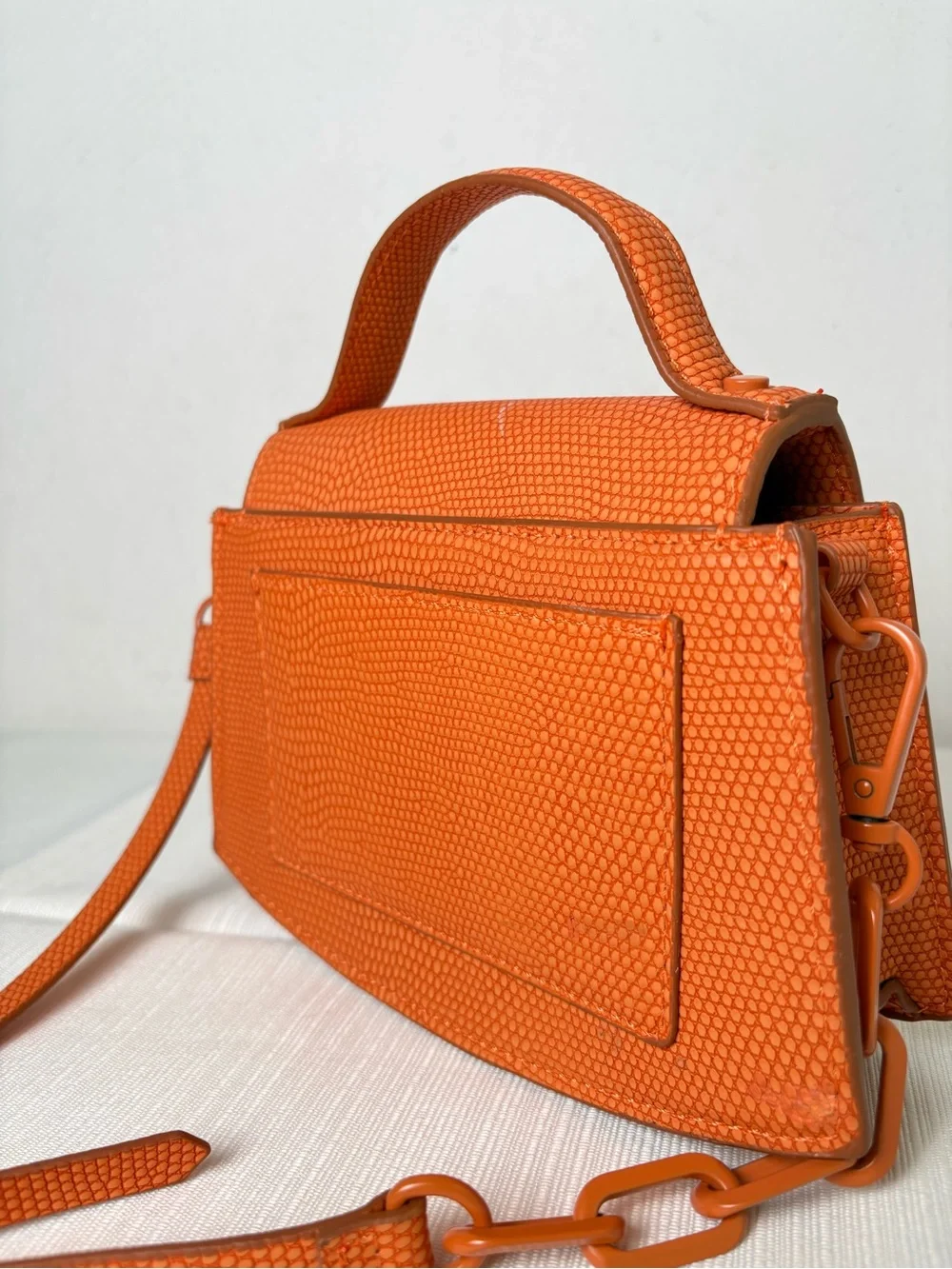 ZARA Embossed Mini Bag Crossbody Satchel Purse